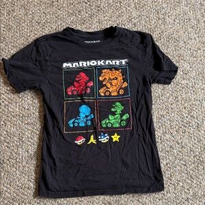 Mario Kart Kids Black T-Shirt